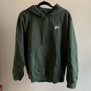 Nike forest green hoodie